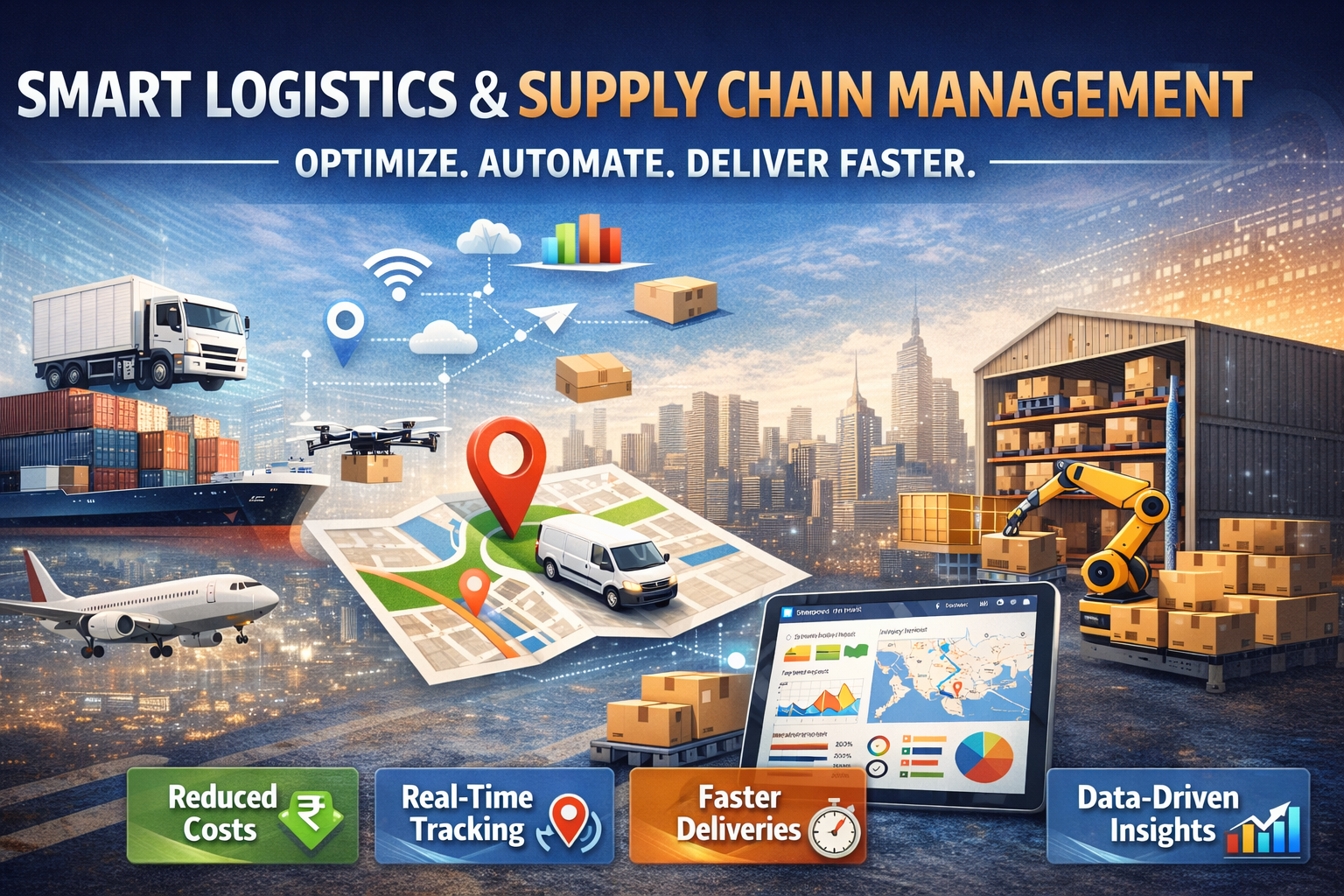 Smart logistics and supply chain management software